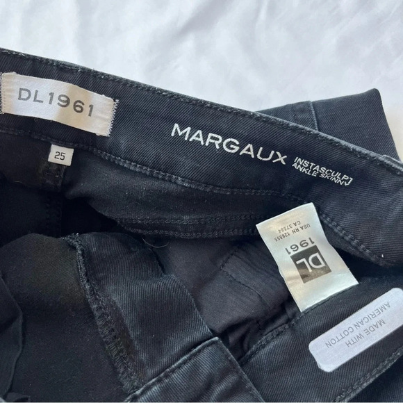 DL1961 Women’s Margaux Instasculpt Dark Wash Ankle Skinny Jean Size 25 - Picture 11 of 13